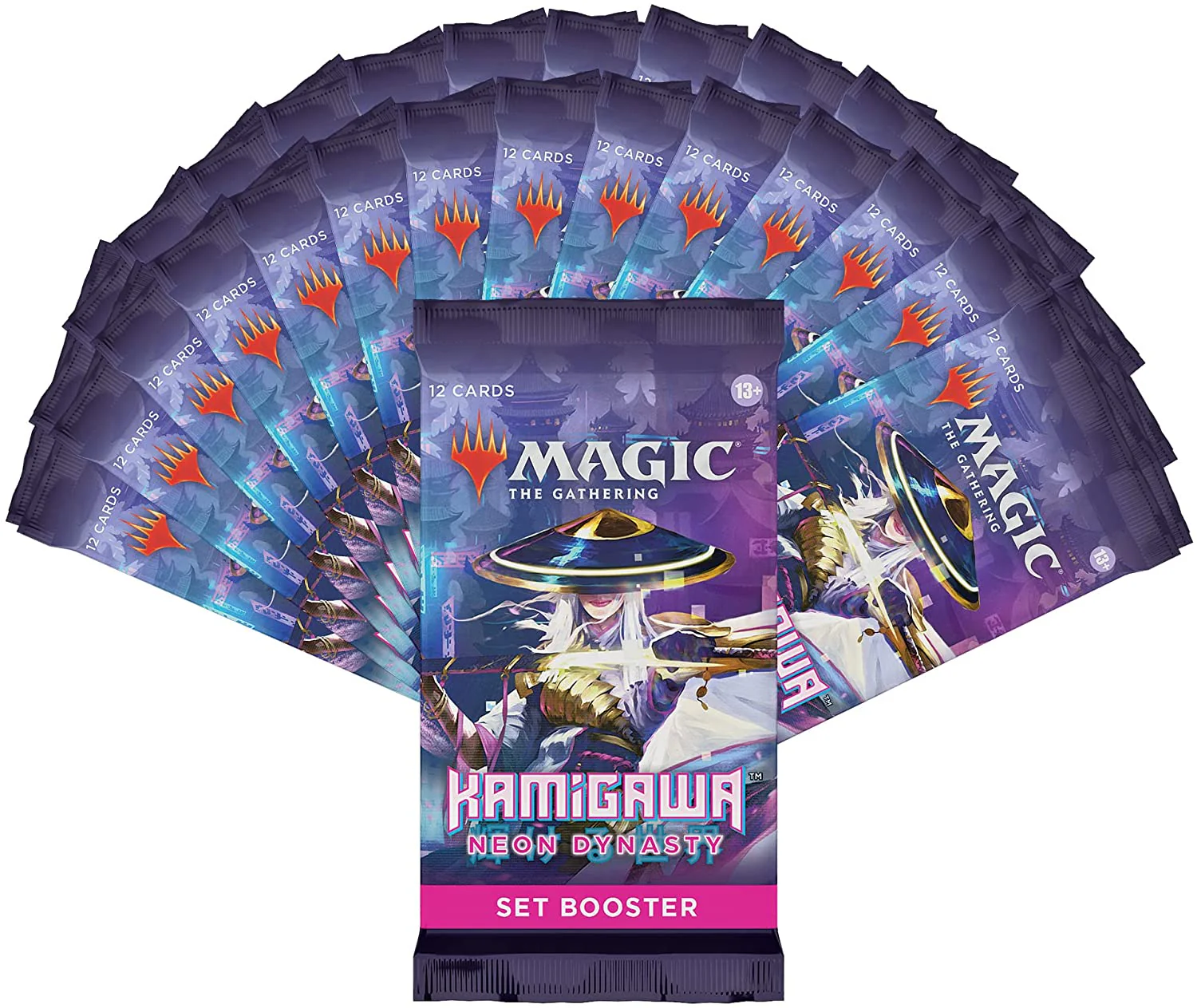 Magic The Gathering Kamigawa: Neon Dynasty Set Booster Box | 30 Packs (360 Magic Cards) - Image 2