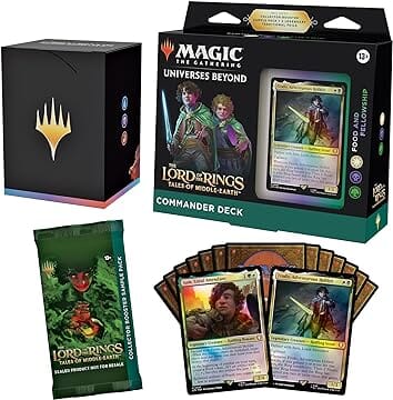 Magic The Gathering Lord of the Rings Universes Beyond Commander Deck Display (4 Decks) - Image 3