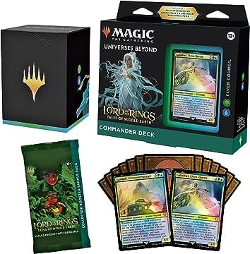 Magic The Gathering Lord of the Rings Universes Beyond Commander Deck Display (4 Decks) - Image 4