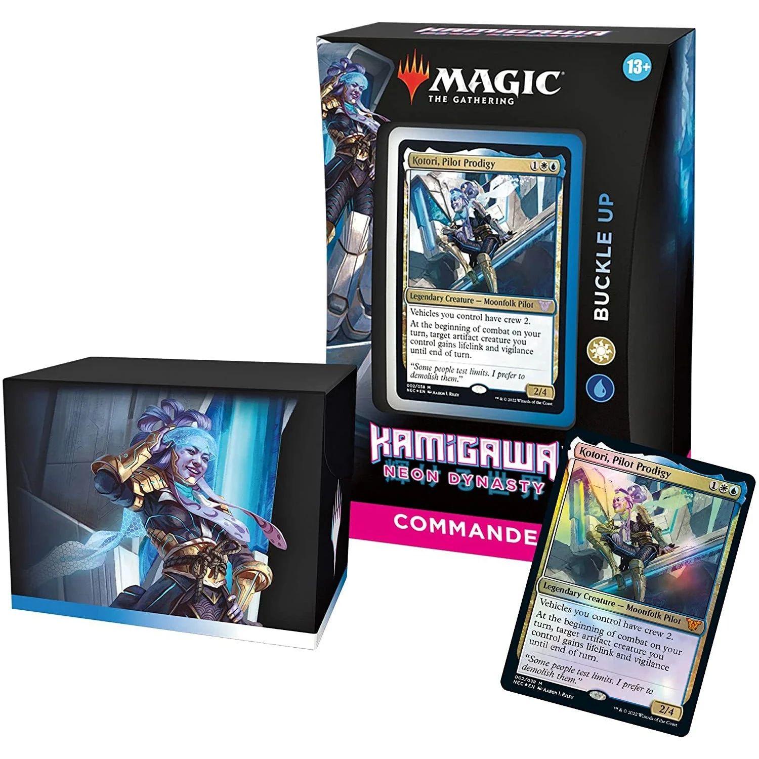 Magic The Gathering MTG Kamigawa Neon Dynasty Commander Deck Buckle Up