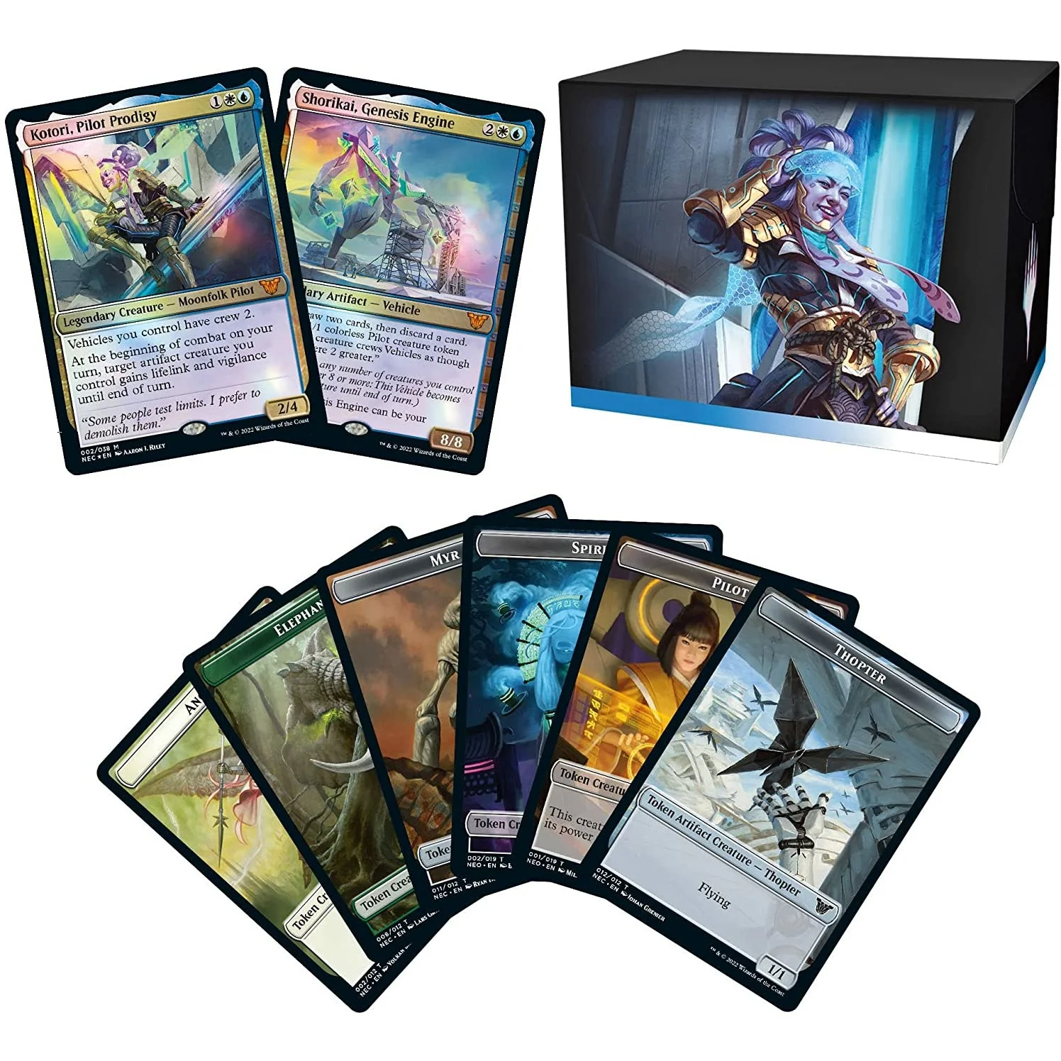 Magic The Gathering MTG Kamigawa Neon Dynasty Commander Deck Buckle Up - Image 2