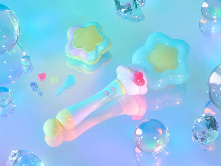 Magical Sisters LuluttoLilly Proplica Stattoneoneon & Glass Heart HopePact Set