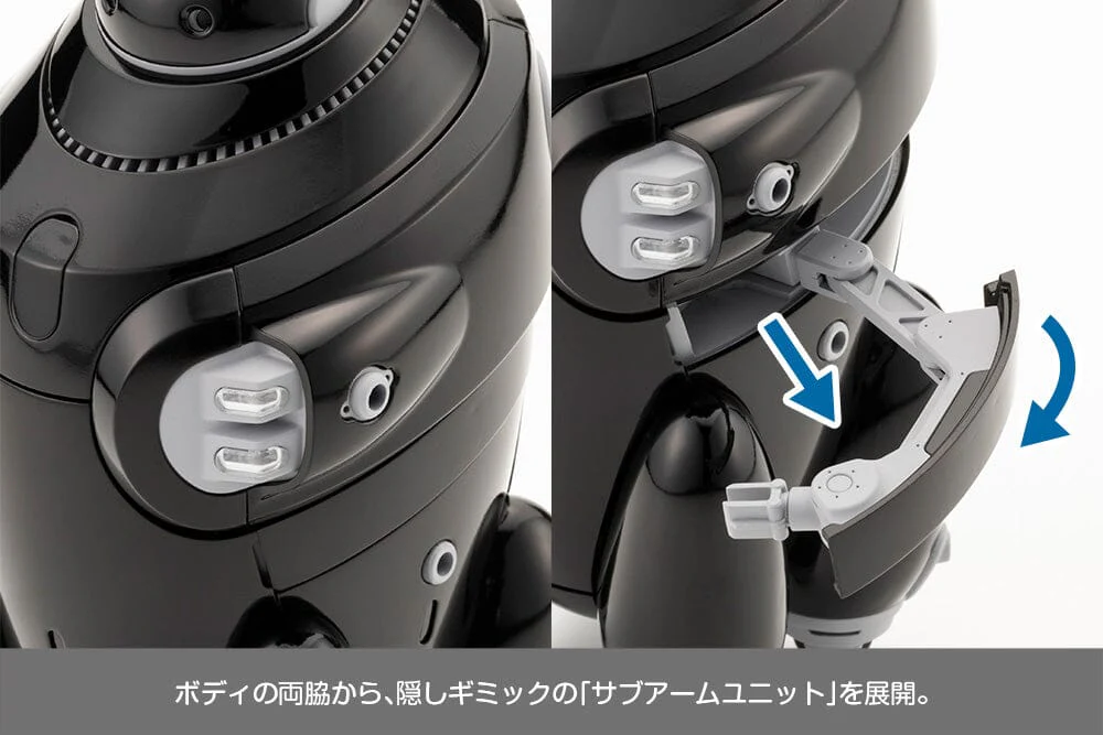 Maruttoys Mamoru (Black Ver.) 1/12 Scale Model Kit - Image 7