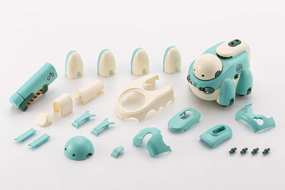 Maruttoys Tamotu (Light Green Ver.) 1/12 Scale Model Kit - Image 11