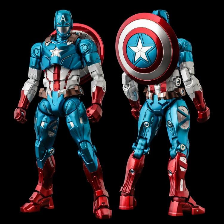 Marvel Fighting Armor Captain America Figure - Image 10