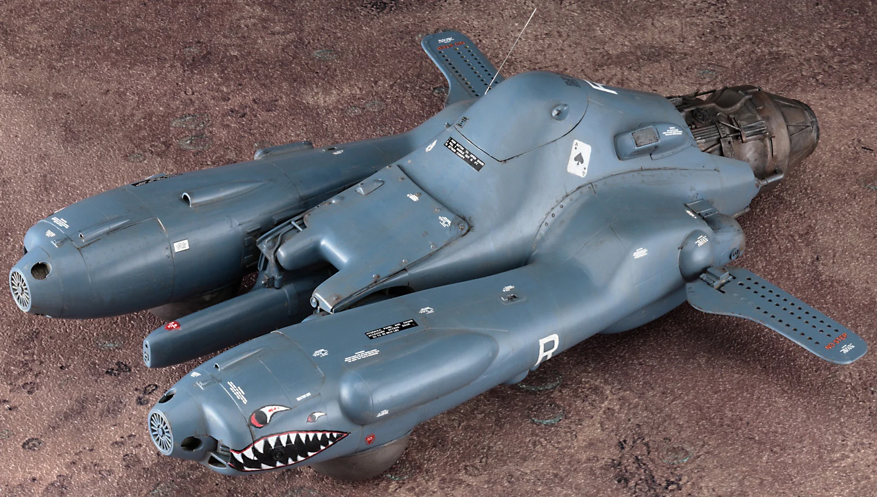 Maschinen Krieger Ma.K. Antigravity Armored Raider Pkf.85 FALKE Model I Otsu 1/20 Scale Model Kit - Image 3