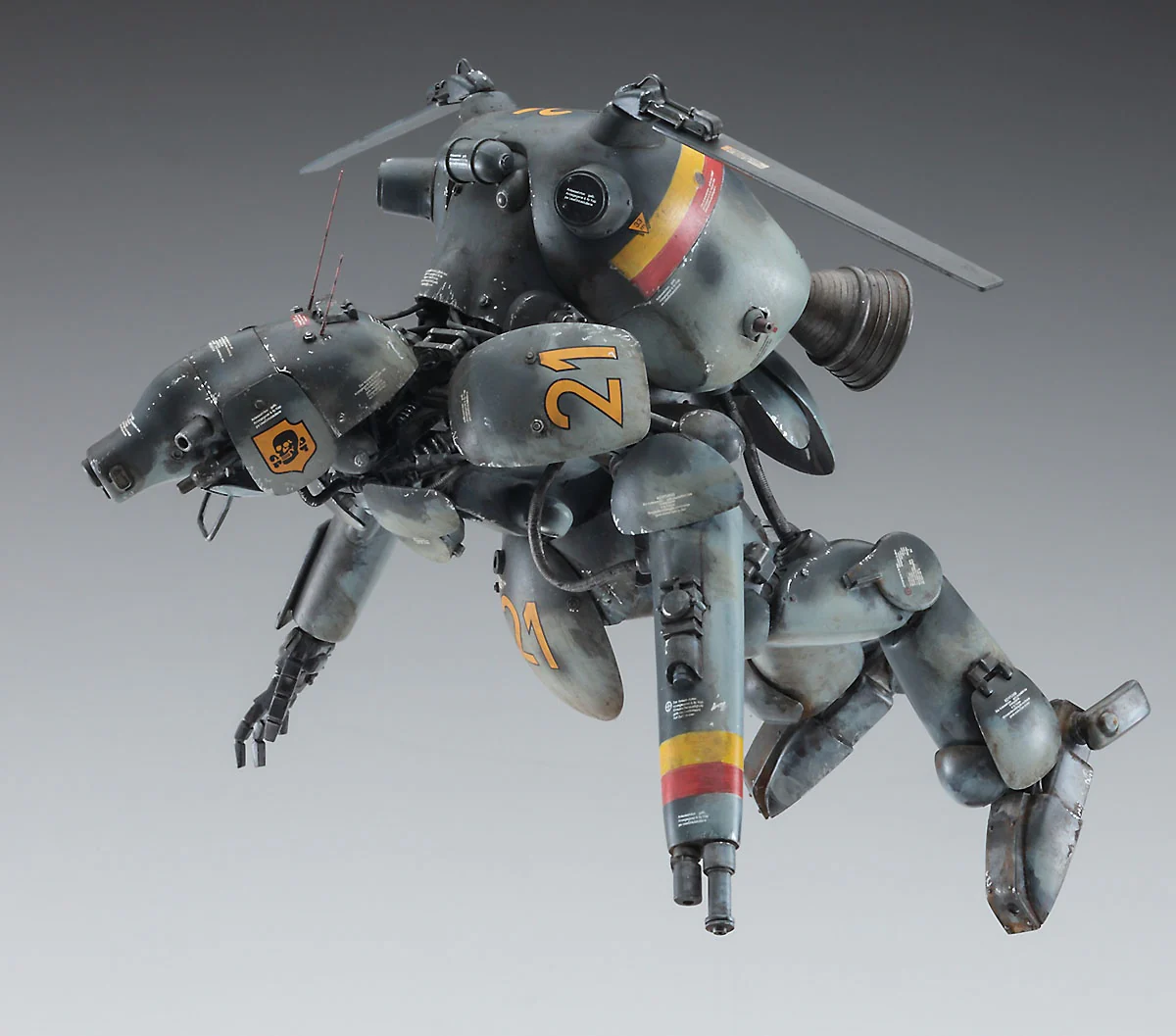 Maschinen Krieger Ma.K. Schwarzer Hund W.H.J.131 Space Type Humanoid Unmanned Interceptor GroBer Hund 1/20 Scale Model Kit - Image 3