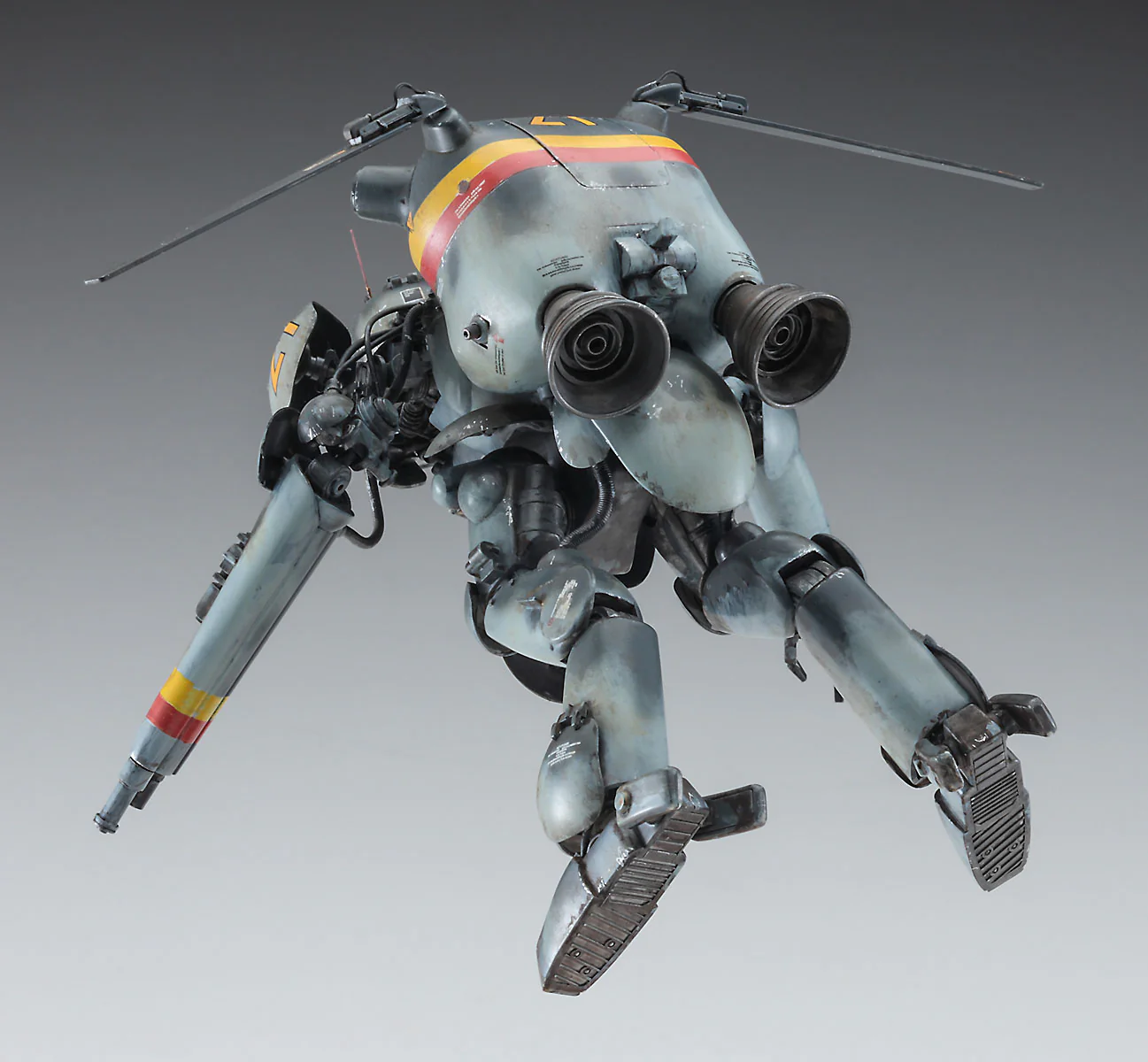 Maschinen Krieger Ma.K. Schwarzer Hund W.H.J.131 Space Type Humanoid Unmanned Interceptor GroBer Hund 1/20 Scale Model Kit - Image 4