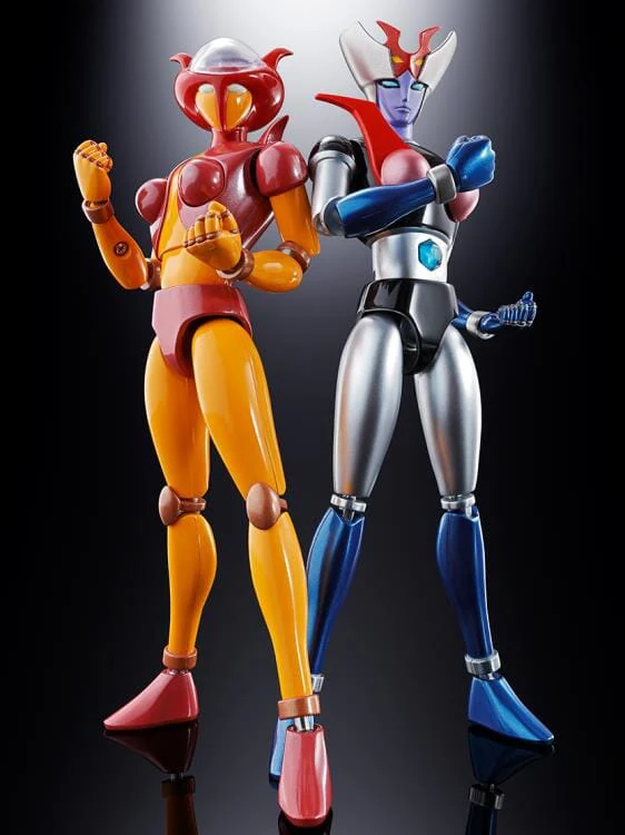 Mazinger Z Soul of Chogokin GX-08R Aphrodai A and GX-09R Minerva X Set - Image 2
