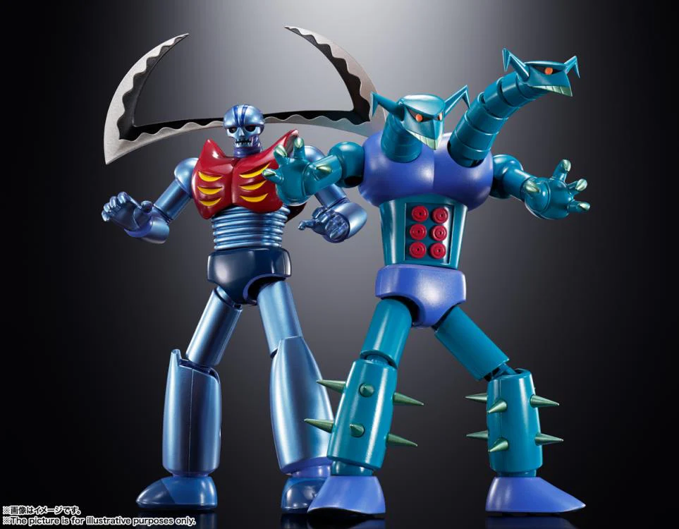 Mazinger Z Soul of Chogokin GX-25R Garada K-7 & GX-26R Doublas M-2 - Image 2
