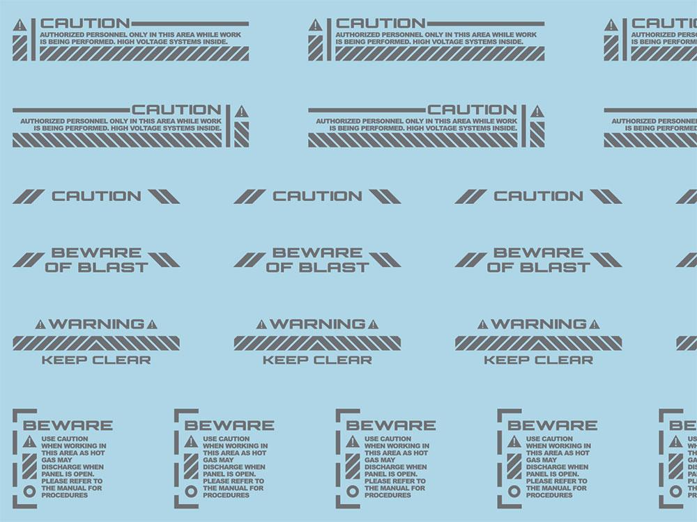 Mecha Decal 001-G USA Gundam x Child of Mecha CARTOGRAF 1/100 - Image 4