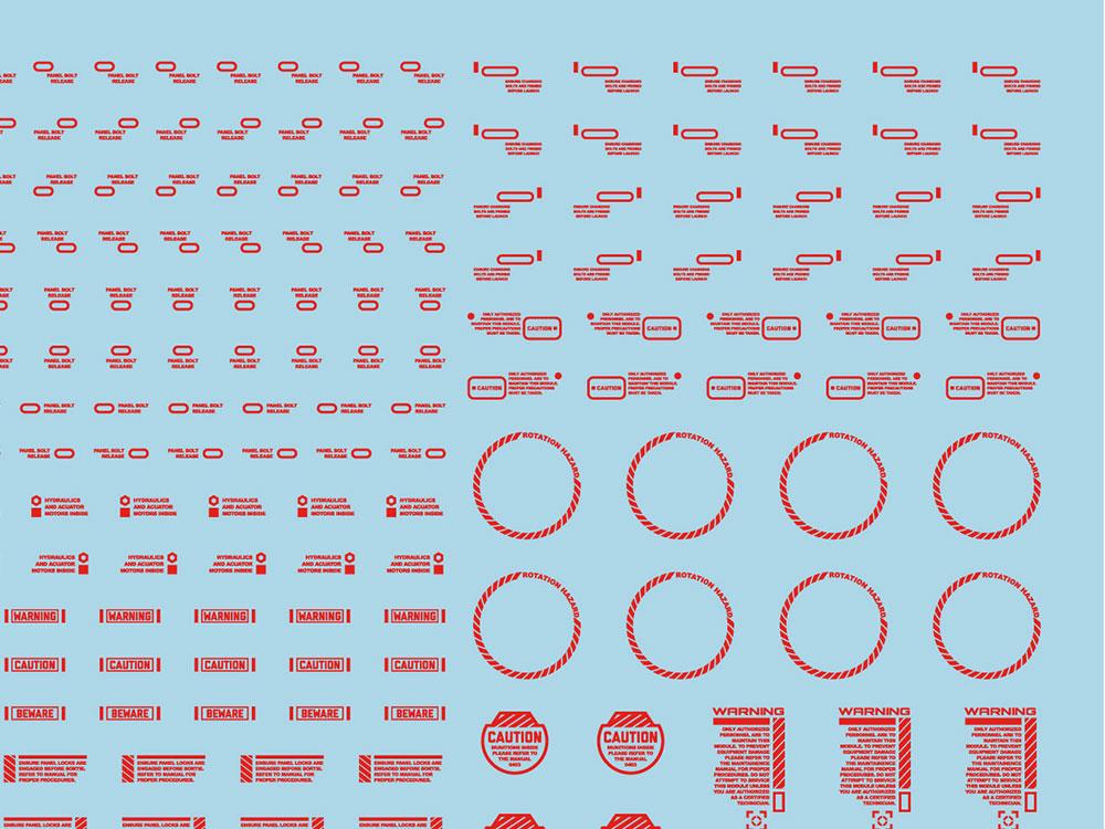 Mecha Decal 002-R USA Gundam x Child of Mecha CARTOGRAF 1/144 - Image 5