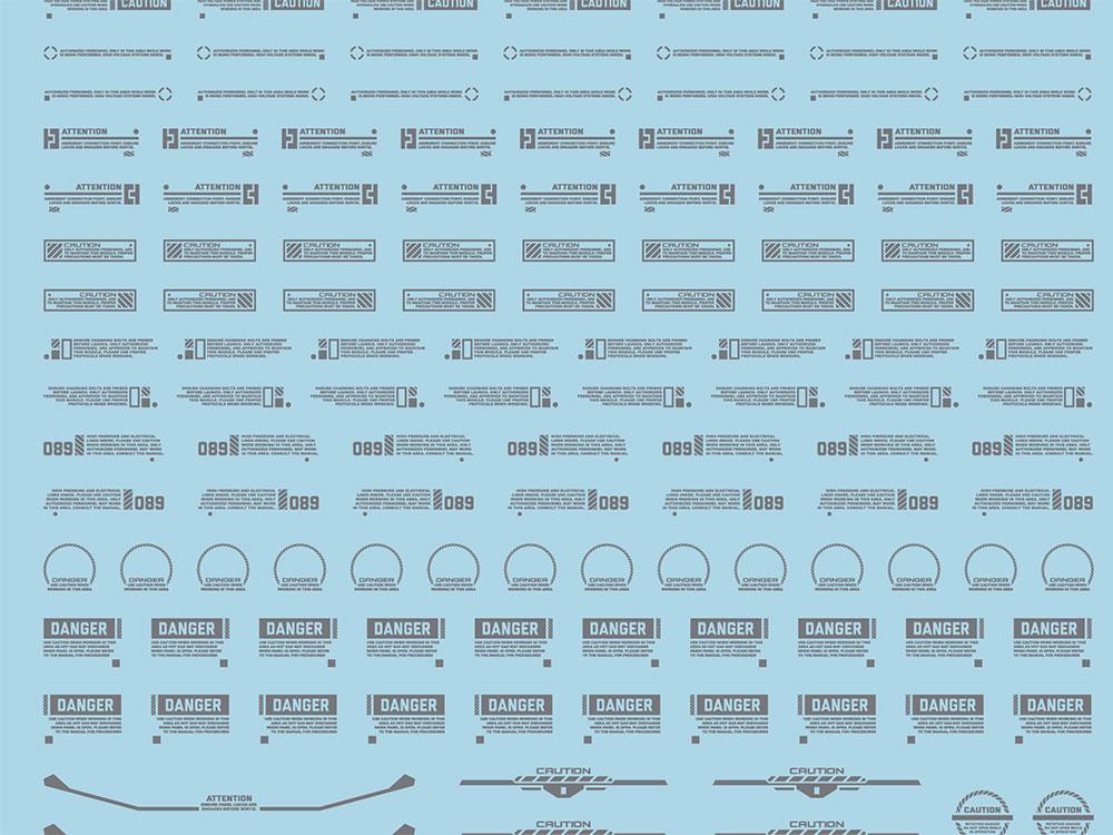 Mecha Decal 003-G USA Gundam x Child of Mecha CARTOGRAF 1/144 - Image 4