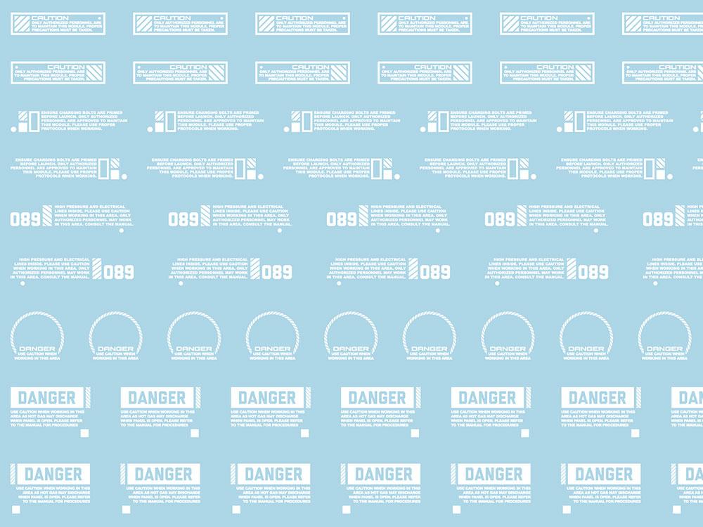 Mecha Decal 003-W USA Gundam x Child of Mecha CARTOGRAF 1/100 - Image 4