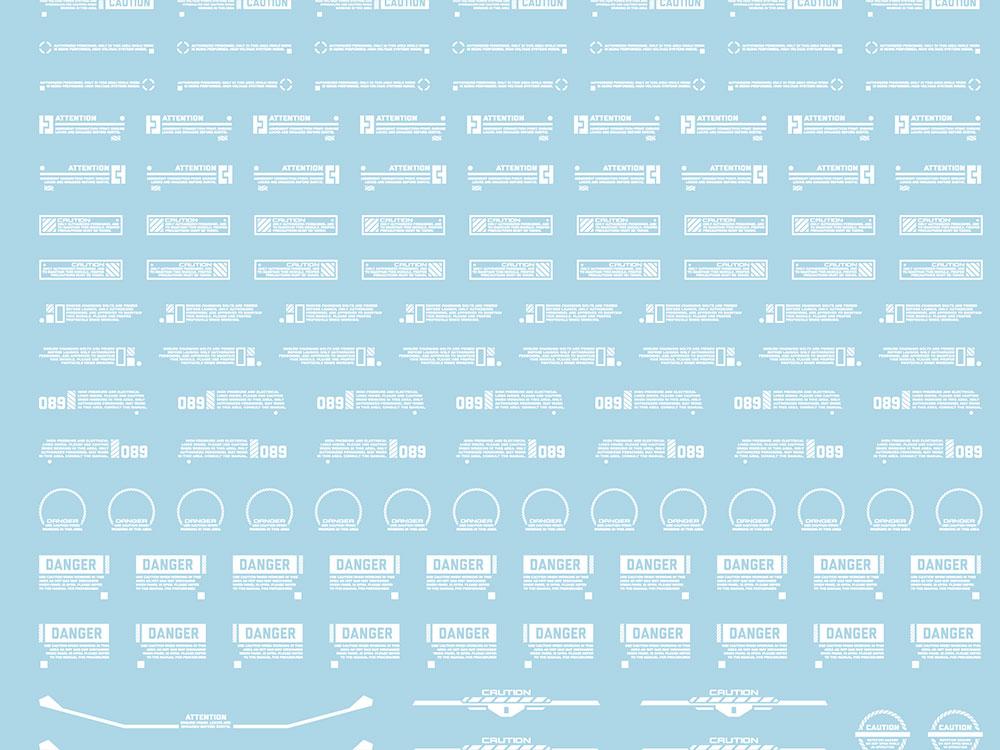 Mecha Decal 003-W USA Gundam x Child of Mecha CARTOGRAF 1/144 - Image 4