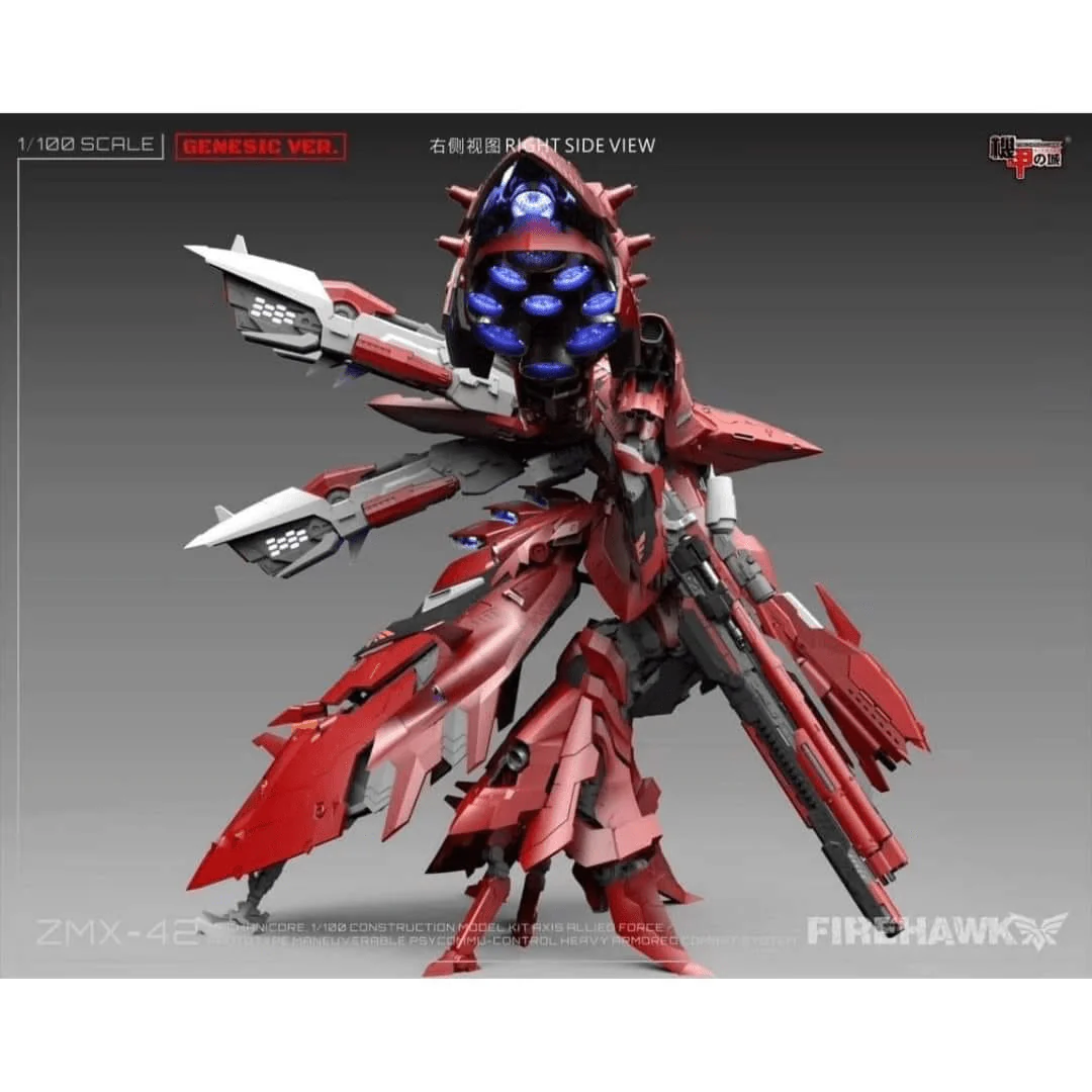 Mechanicore 1/100 ZMX42 Firehawk Model Kit - Image 4
