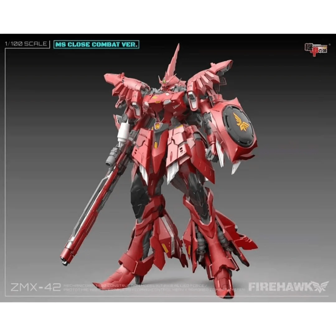 Mechanicore 1/100 ZMX42 Firehawk Model Kit - Image 7