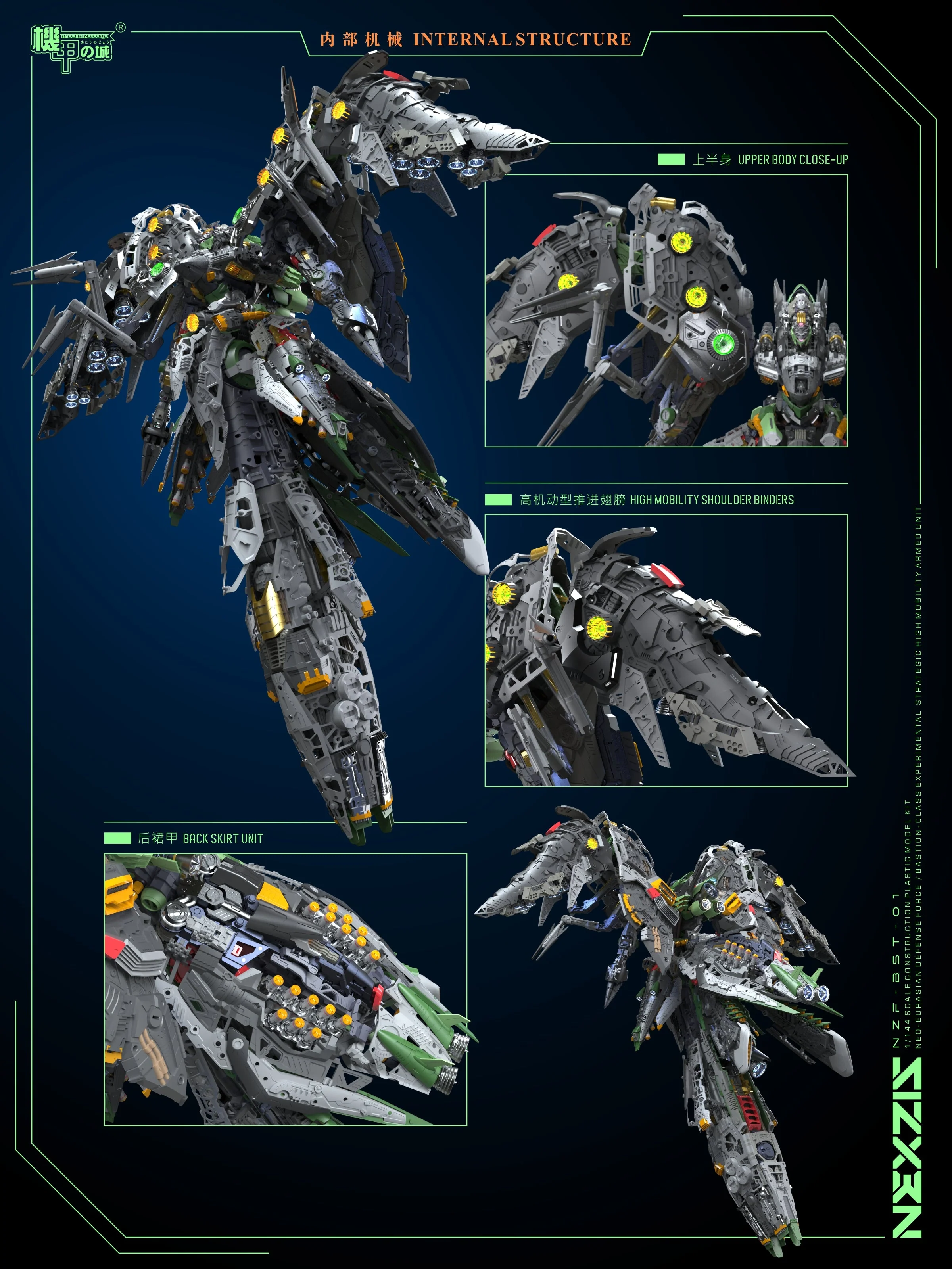 Mechanicore 1/144 scale Nexzis - Image 8