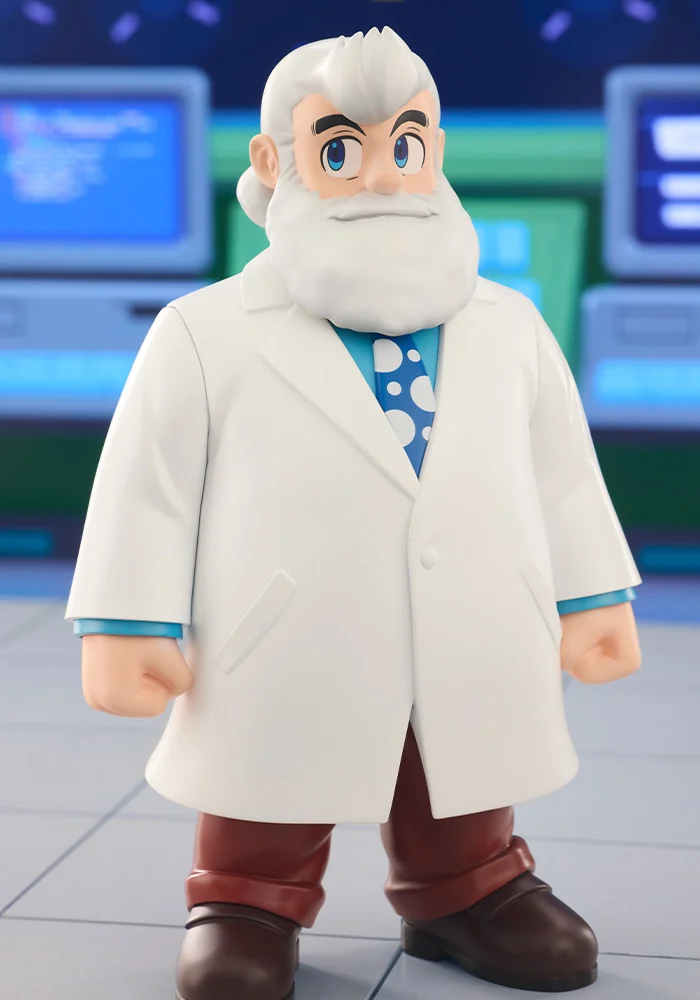 Mega Man 11 Oshi Works Dr. Wily & Dr. Light Figure Set - Image 9