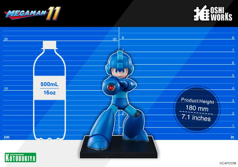 Mega Man 11 Oshi Works Mega Man Figure - Image 15