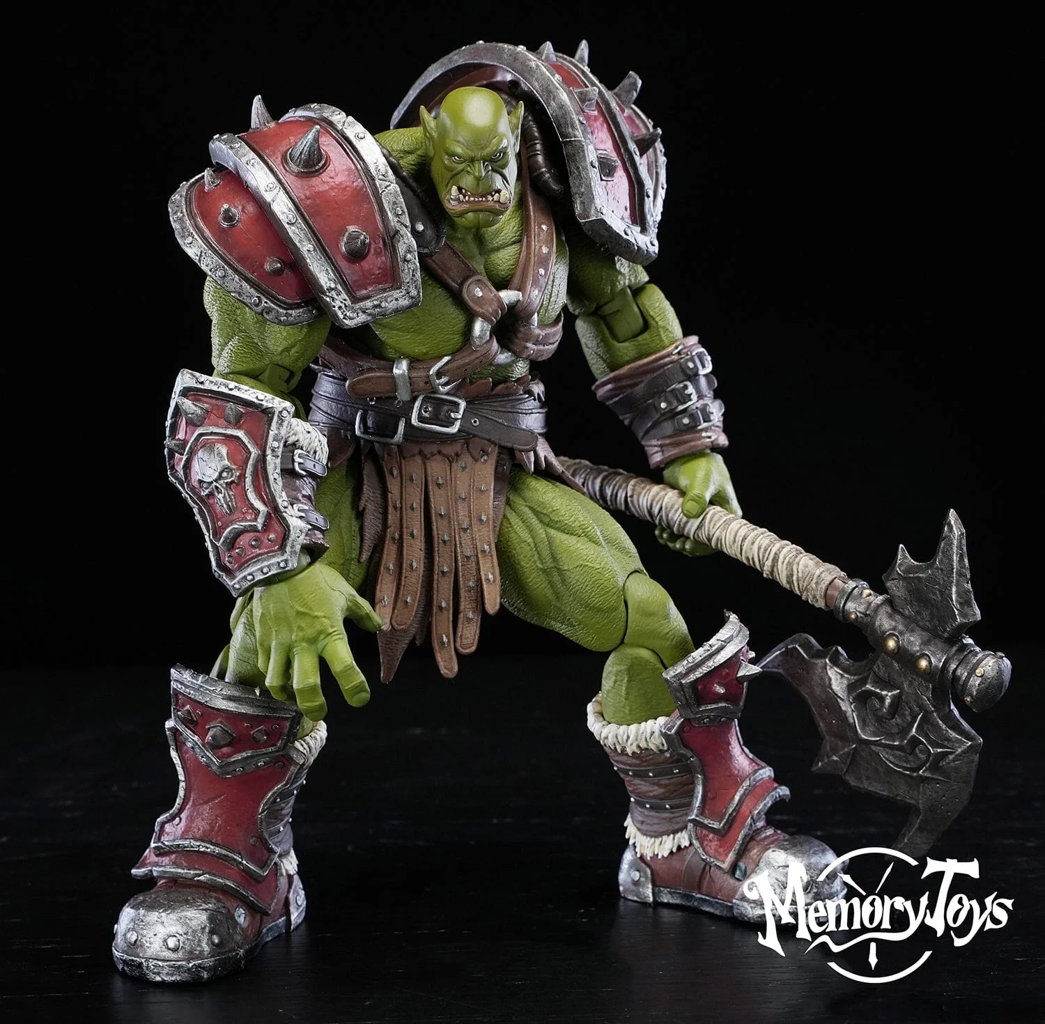 World of Warcraft Orc Kargath Bladefist Action Figure - Image 9