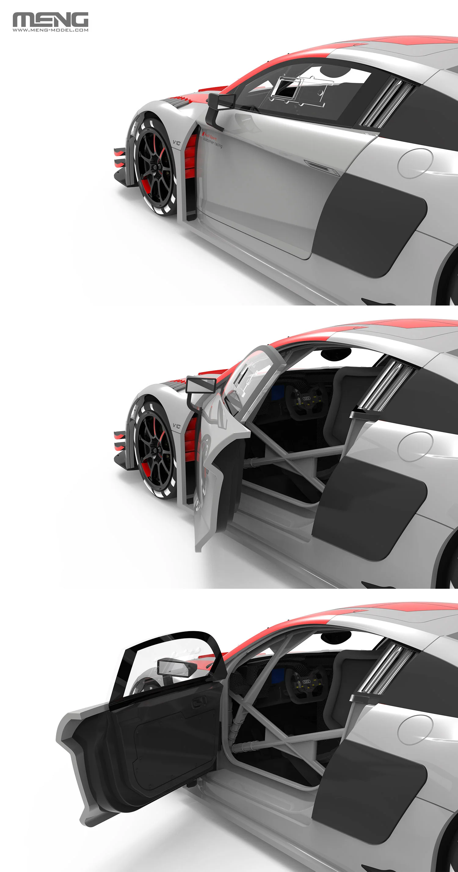 Meng 1/24 Audi R8 LMS GT3 2019 - Image 6