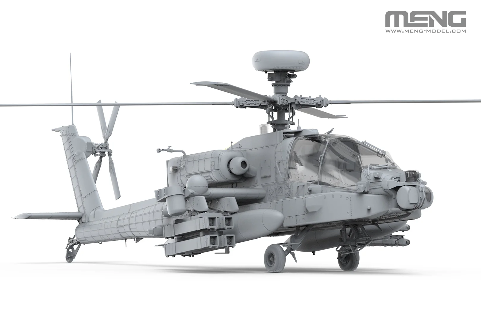 Meng 1/35 AH-64D Saraf Heavy Attack Helicopter (Israeli Air Force) Special Edition (incl. Two Resin figures) - Image 2