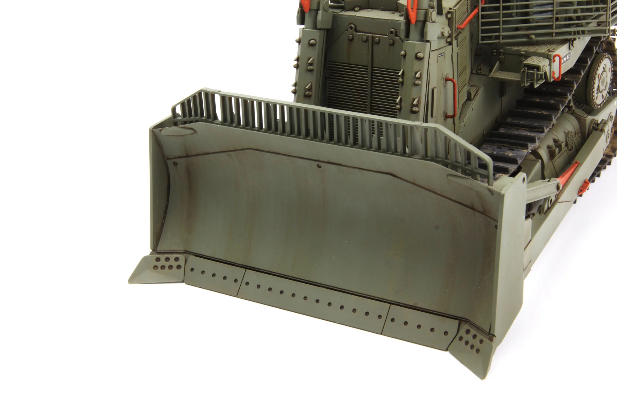 Meng 1/35 D9R Armored Bulldozer W/Slat Armor - Image 5