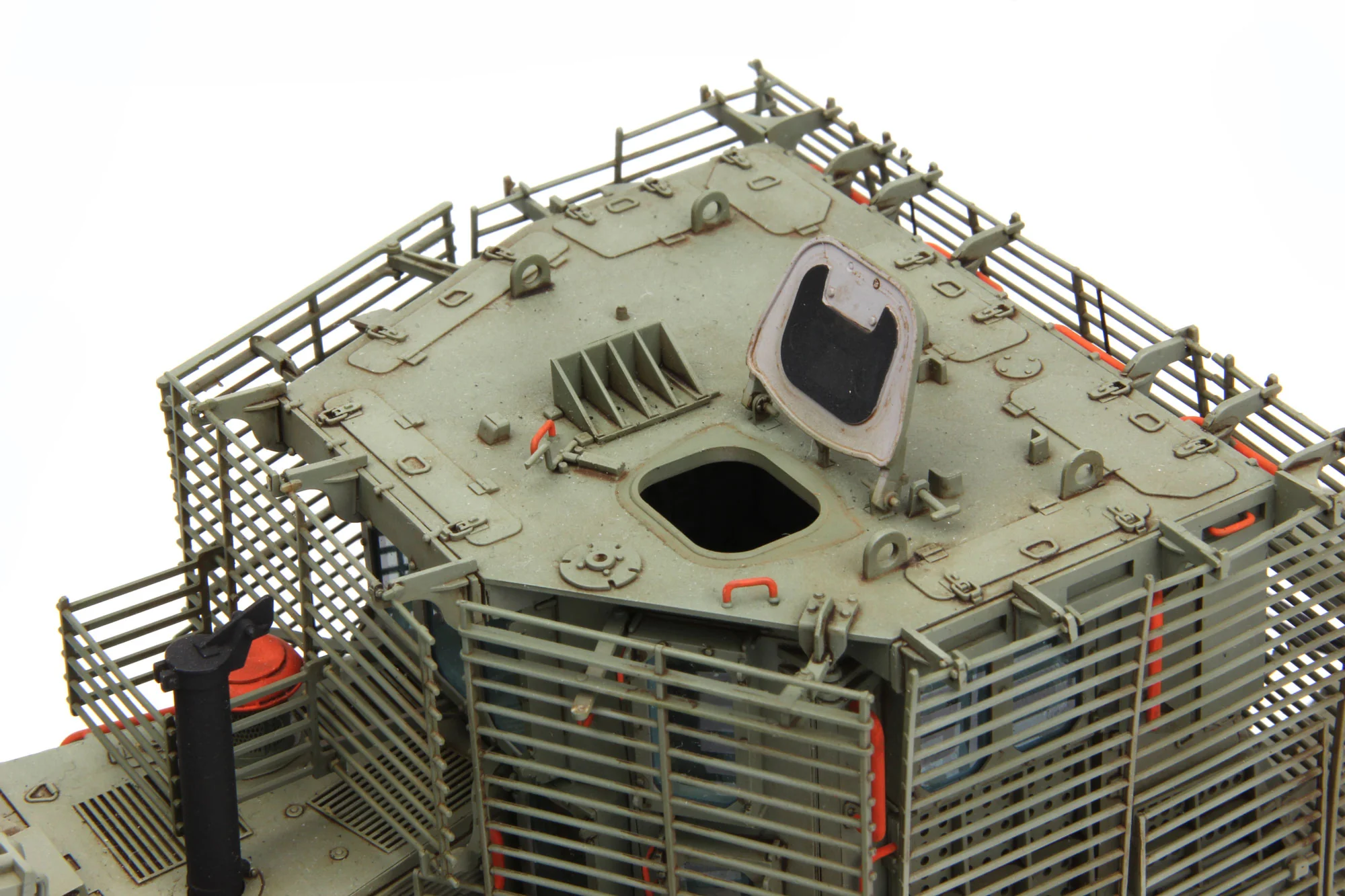 Meng 1/35 D9R Armored Bulldozer W/Slat Armor - Image 7