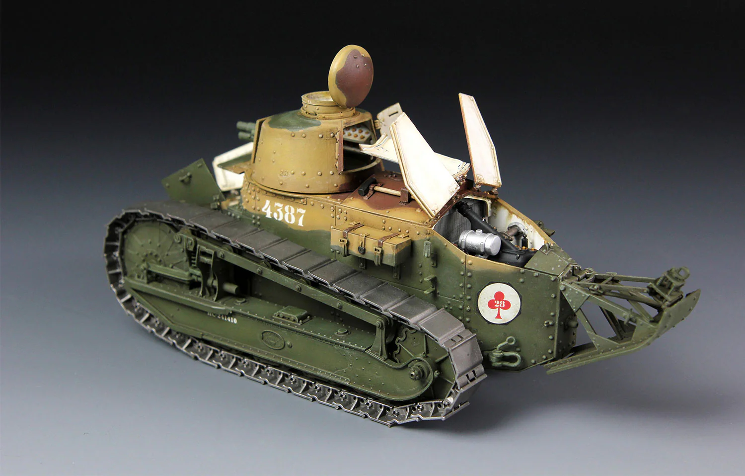 Meng 1/35 French FT-17 Light Tank (Cast Turret) - Image 9
