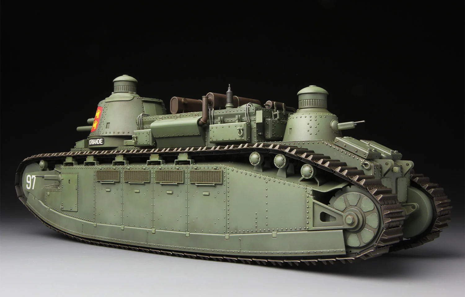 Meng 1/35 French super heavy tank Char 2C - Image 3