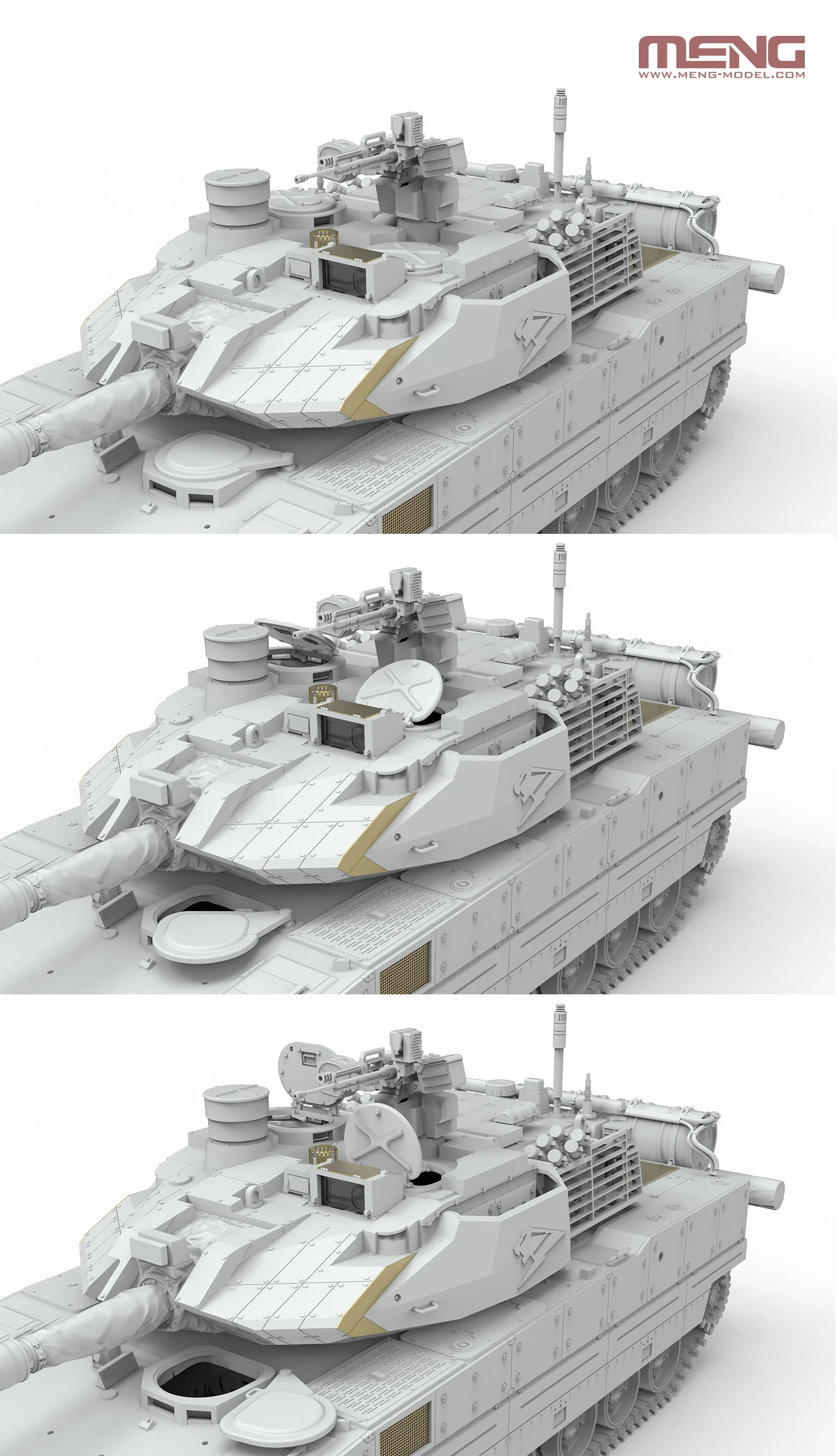 Meng 1/35 PLA ZTQ15 Light Tank w/Add-On Armor - Image 12