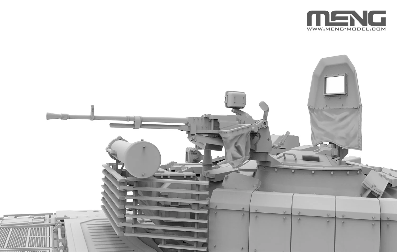 Meng 1/35 Russian Main Battle Tank T-72B3M w/ KMT-8 Mine Clearing System - Image 13