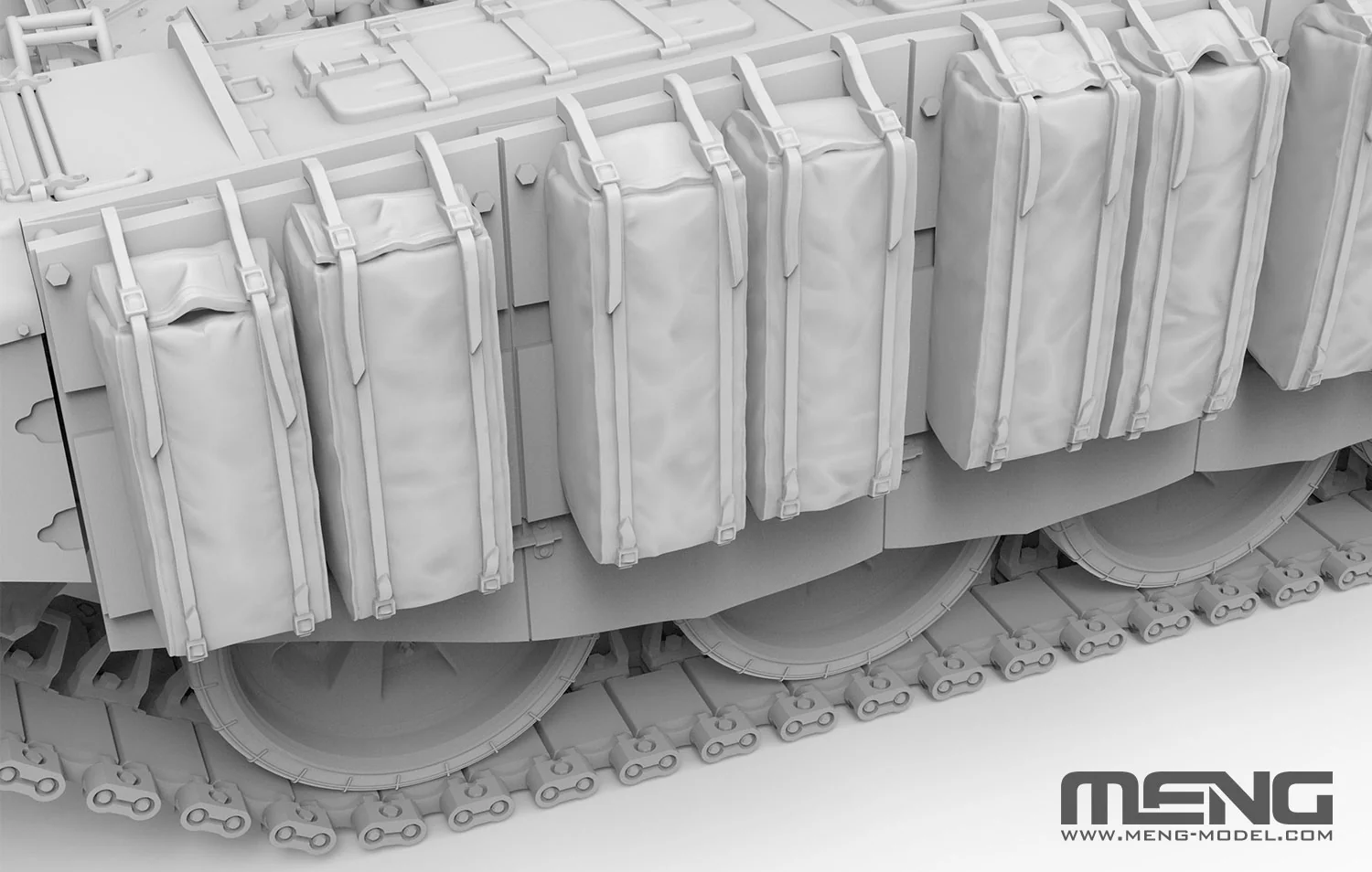 Meng 1/35 Russian Main Battle Tank T-72B3M w/ KMT-8 Mine Clearing System - Image 15