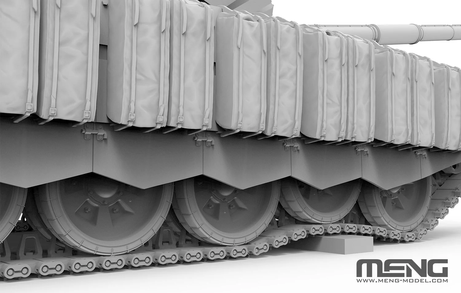 Meng 1/35 Russian Main Battle Tank T-72B3M w/ KMT-8 Mine Clearing System - Image 4