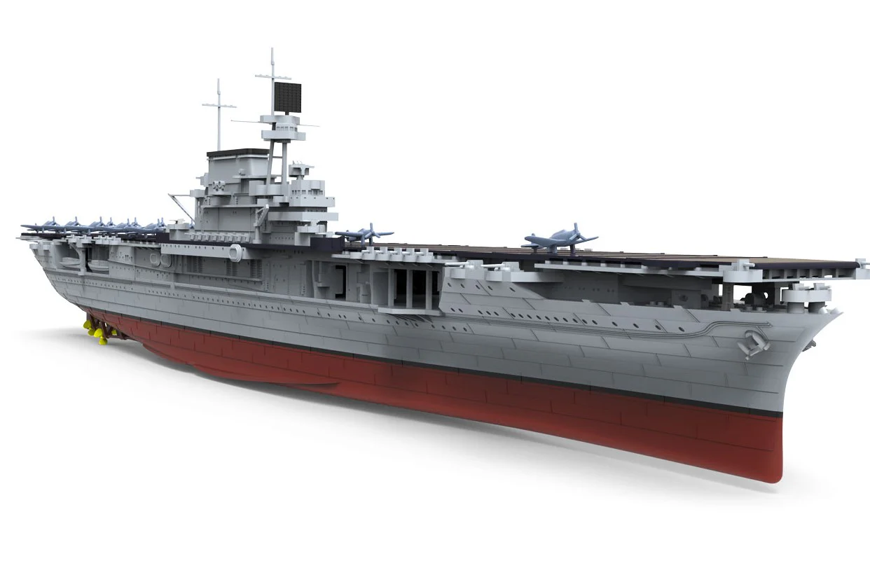 Meng 1/700 US Navy Aircraft Carrier Enterprise (CV-6) - Image 2