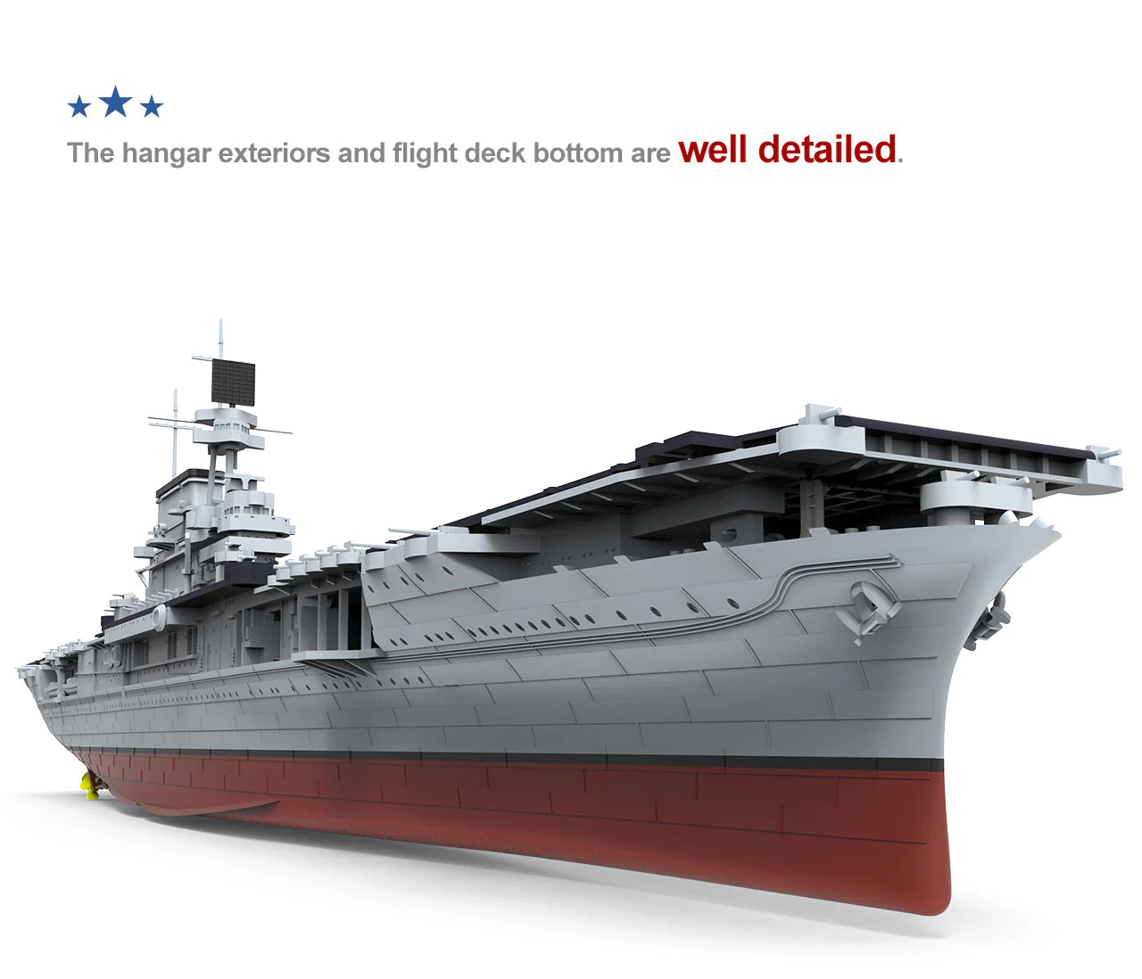 Meng 1/700 US Navy Aircraft Carrier Enterprise (CV-6) - Image 5