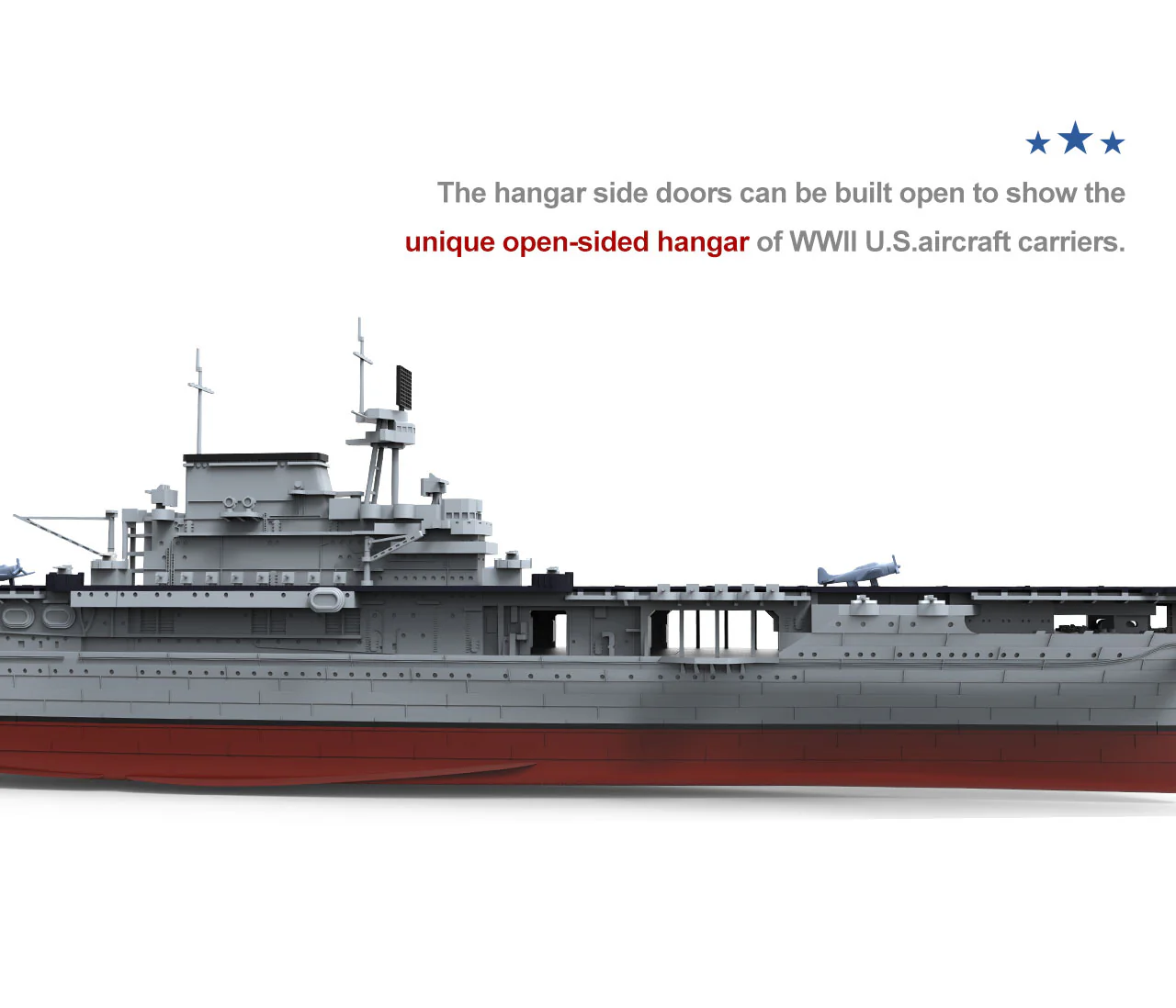 Meng 1/700 US Navy Aircraft Carrier Enterprise (CV-6) - Image 6