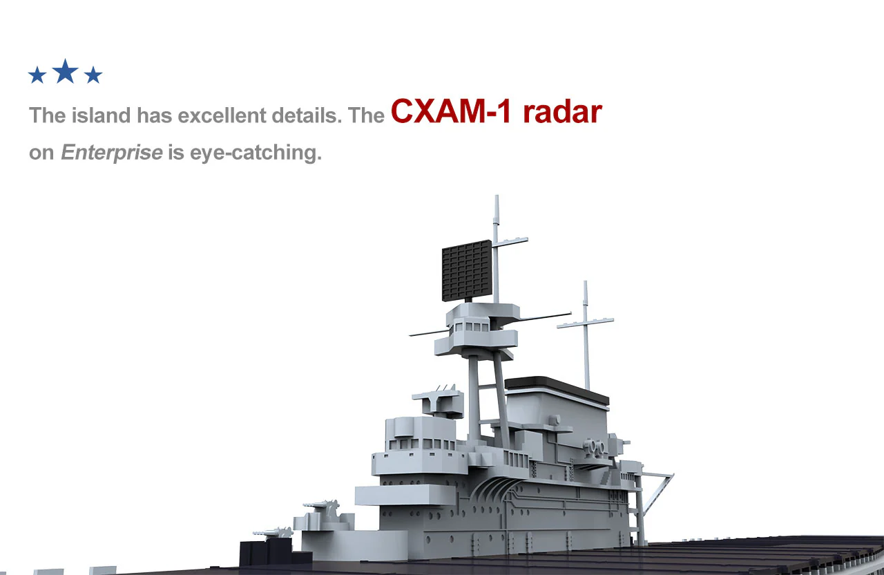 Meng 1/700 US Navy Aircraft Carrier Enterprise (CV-6) - Image 7