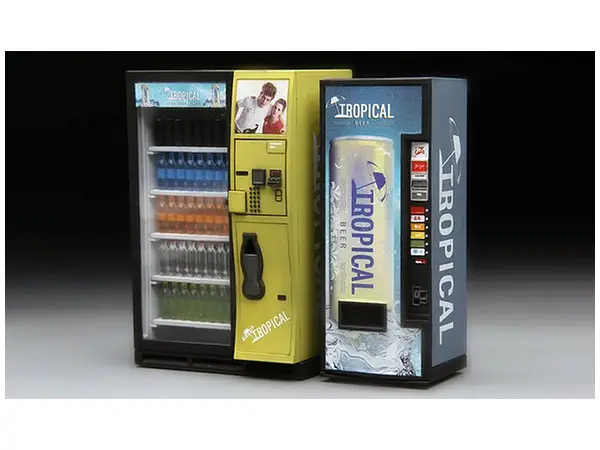 Meng Vending Machine & Dumpster 1/35 Scale Set - Image 3