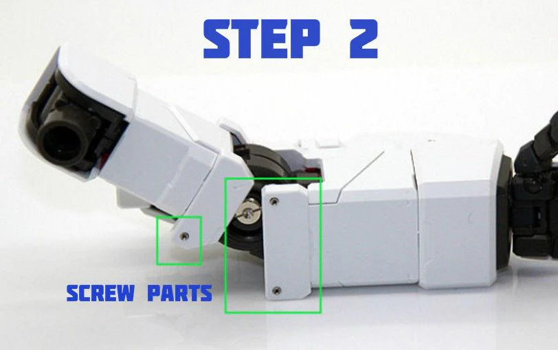 Metal Detail-Up Parts Set RED For Bandai PG 1/60 Unicorn Gundam - Image 10