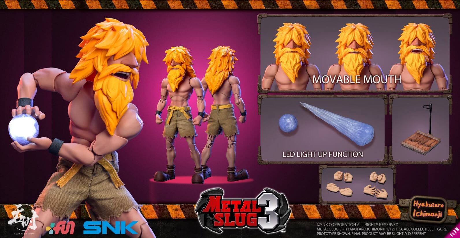 Metal Slug 3 Hyakutaro Ichimonji 1/12 Scale Figure - Image 2