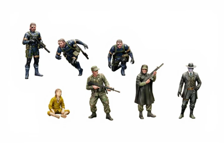 Metal Gear Solid V Ground Zeroes Set 1/35 Scale Model Kit