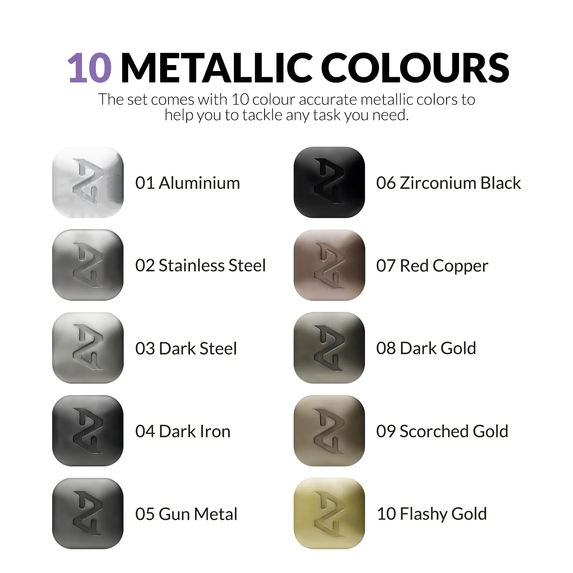 Metallic Series Marker Set - Image 4
