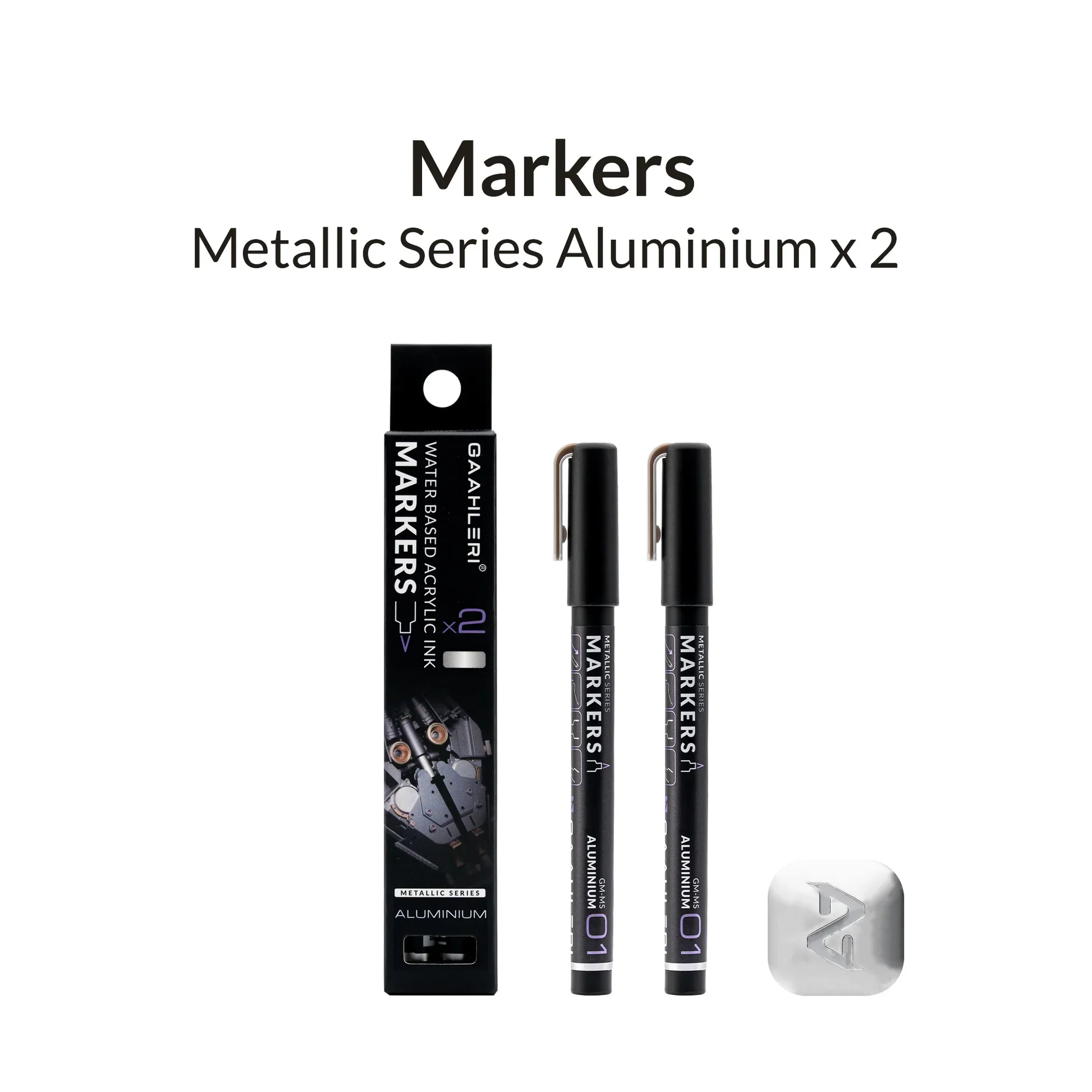 Metallic Series Markers Aluminium (Set of 2) - Image 2