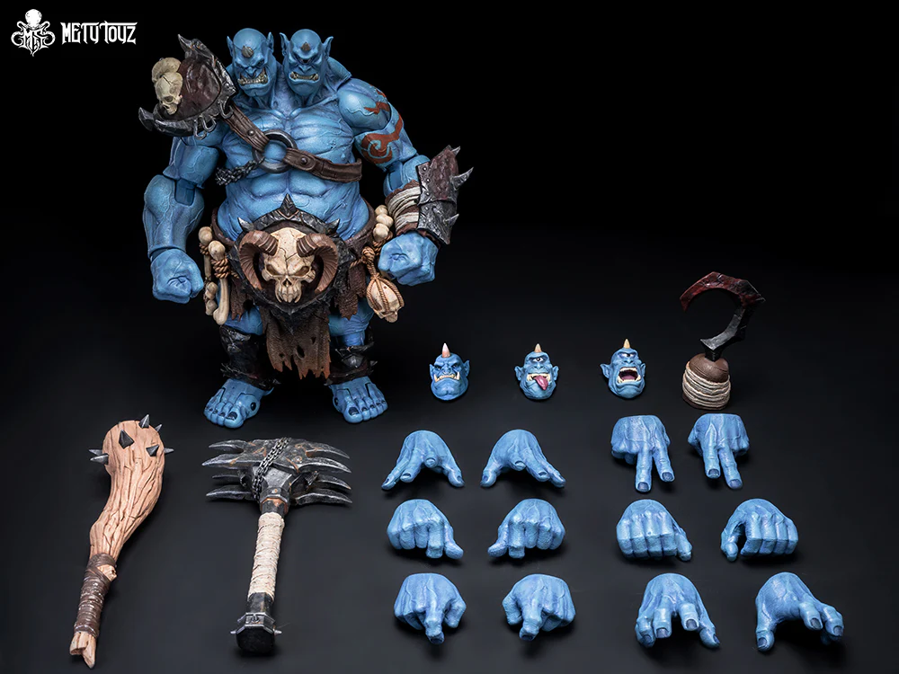 Metytoyz 03 Double headed Ogre (Blue) 1/6 Scale Action Figure - Image 11