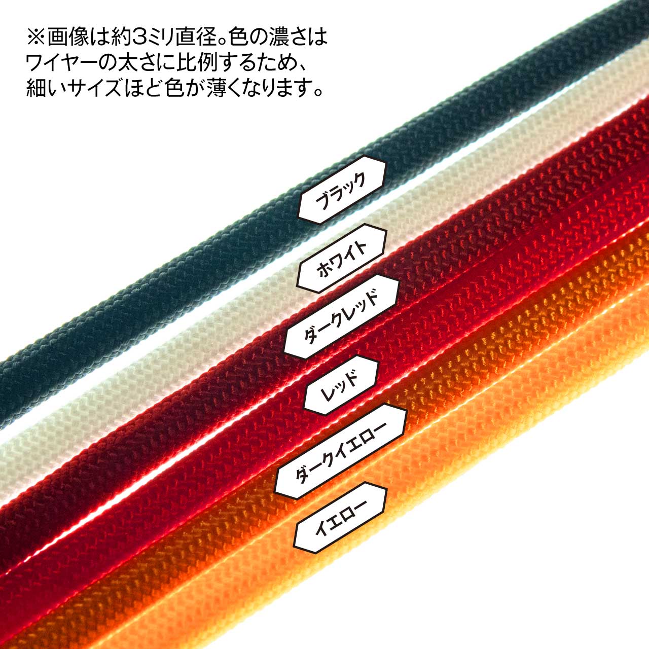 Mesh Wire Dark Red About 1.0mm(About 100cm) - Image 3