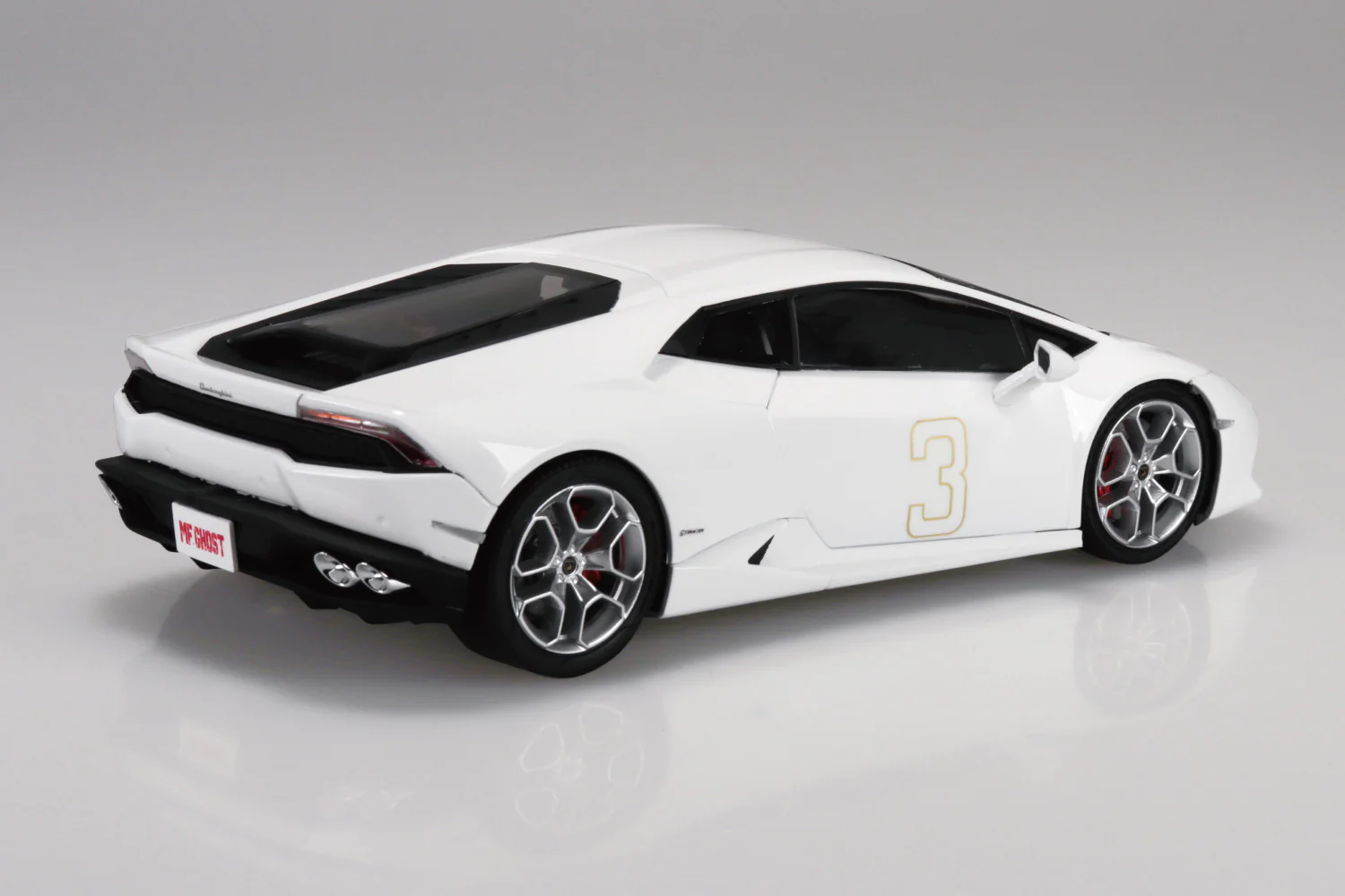 MF Ghost No. 5 Oishi Daigo's Lamborghini Huracan LP610-4 (Modified) 1/24 Scale Model Kit - Image 2