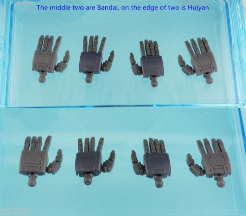 MG 1/100 all moving finger hands Full Action Palm - Image 2