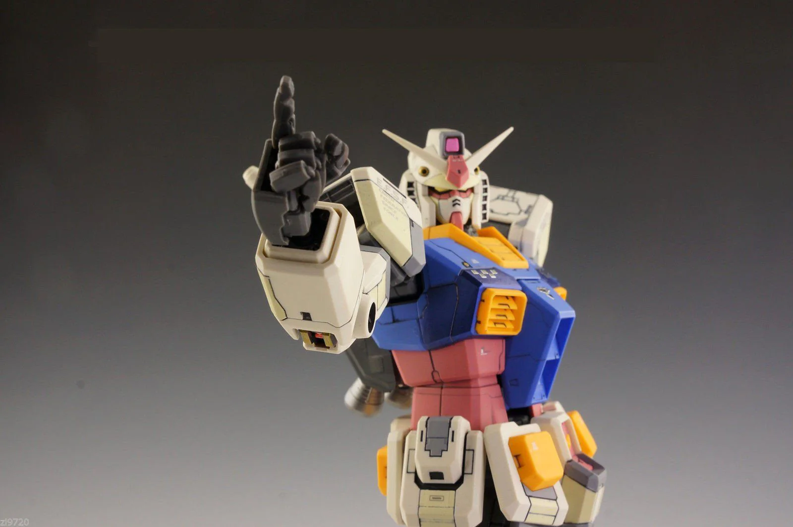 MG 1/100 all moving finger hands Full Action Palm - Image 6